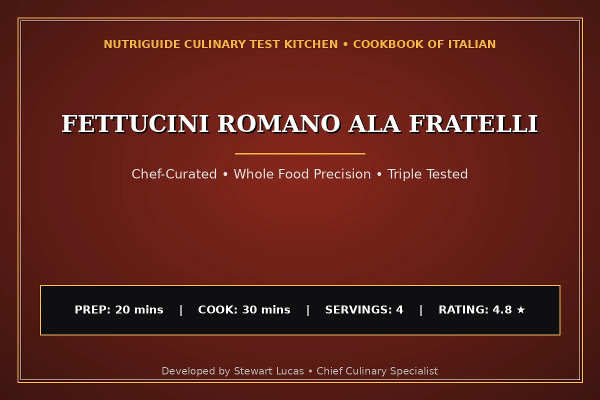 Fettucini Romano Ala Fratelli