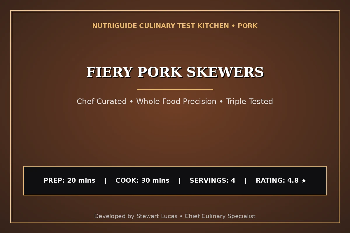 Fiery Pork Skewers