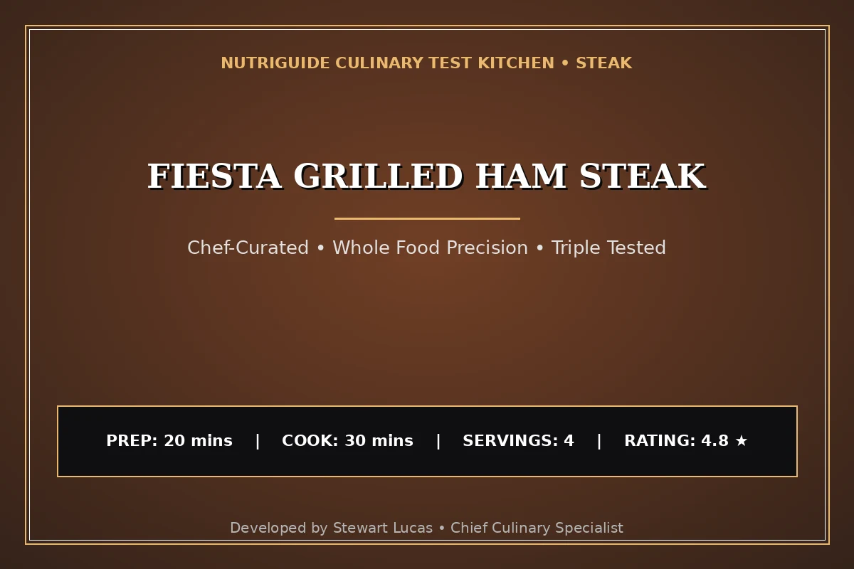 Fiesta Grilled Ham Steak