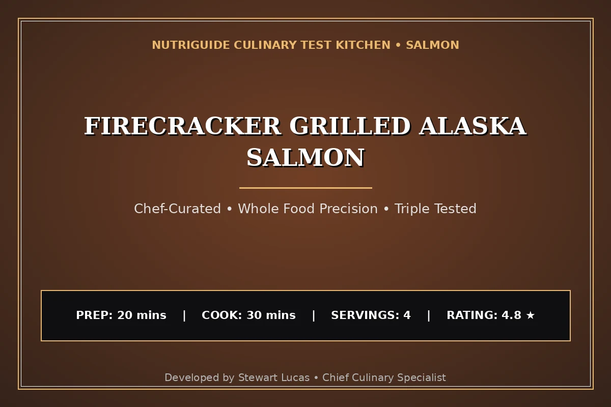 Firecracker Grilled Alaska Salmon