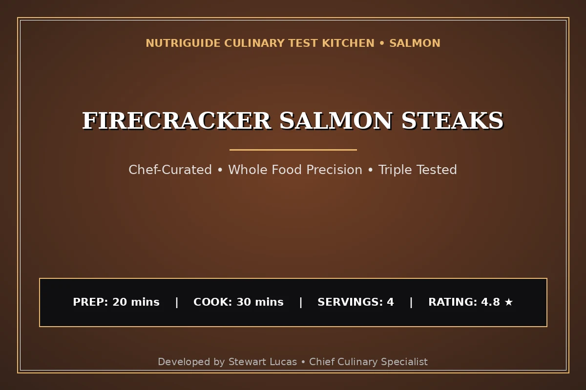 Firecracker Salmon Steaks