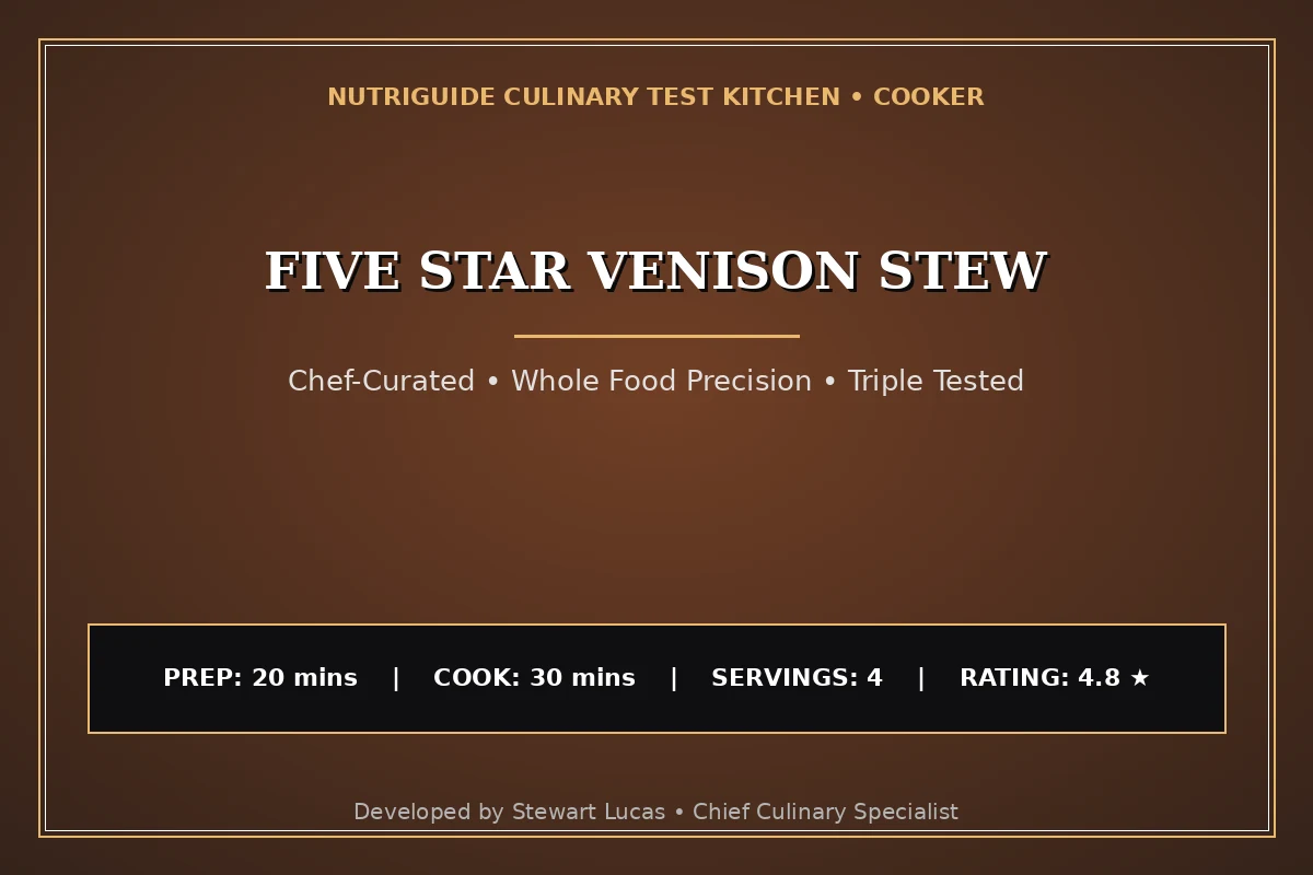 Five Star Venison Stew