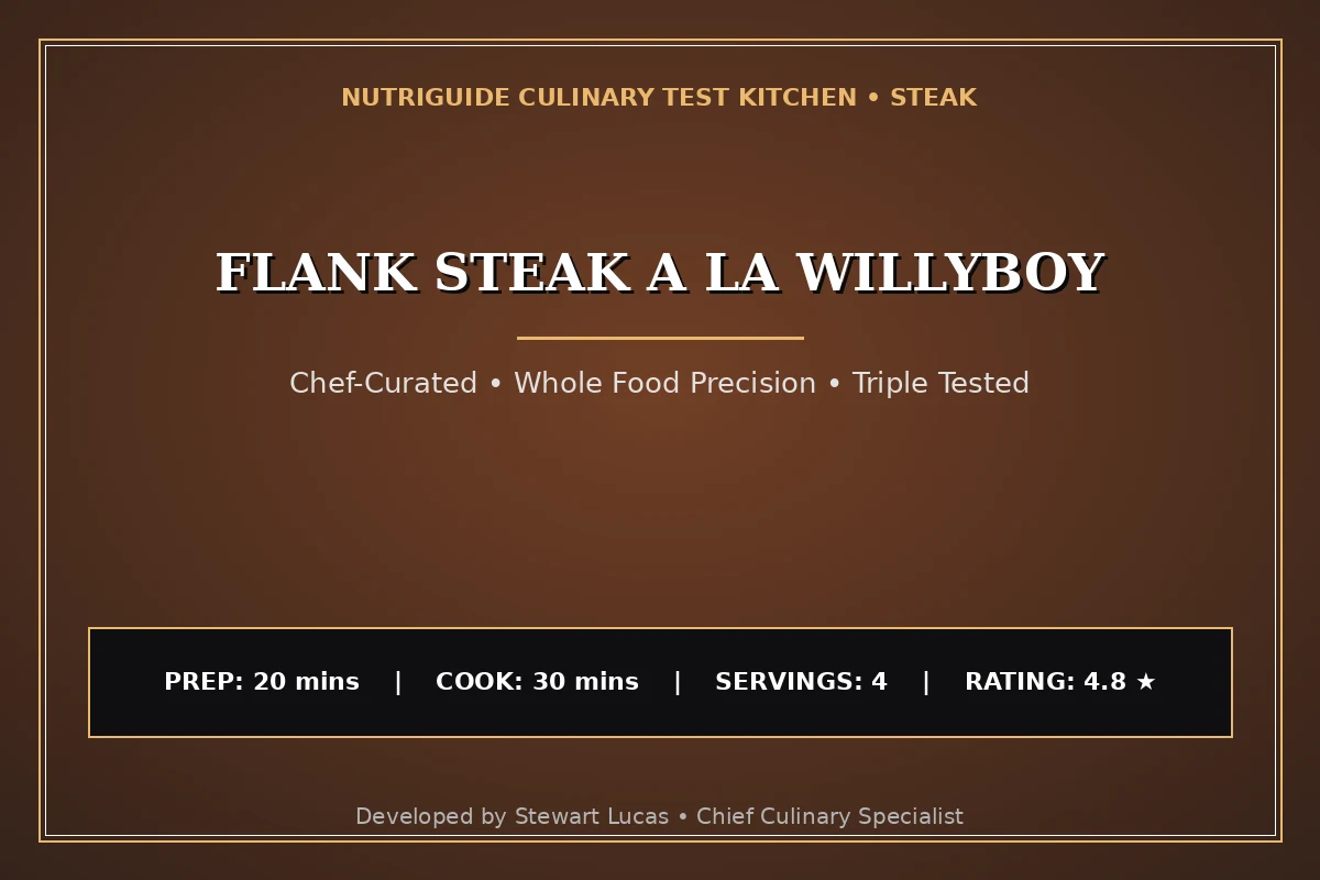 Flank Steak A La Willyboy