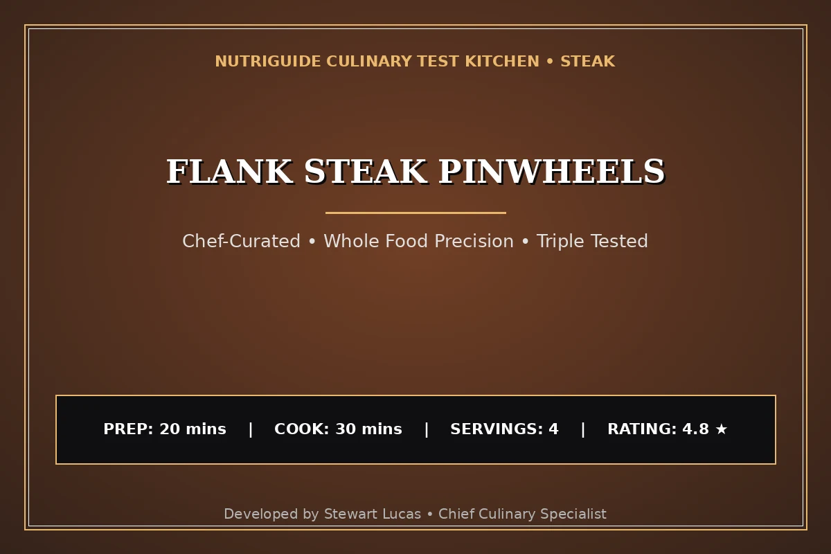 Flank Steak Pinwheels