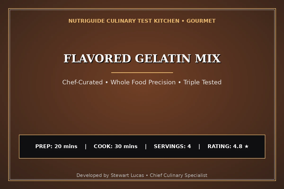 Flavored Gelatin Mix