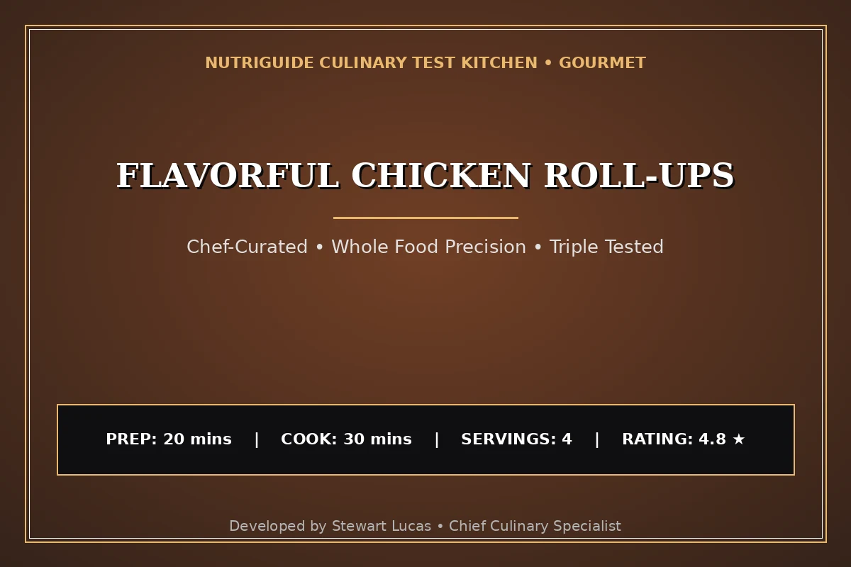 Flavorful Chicken Roll-Ups