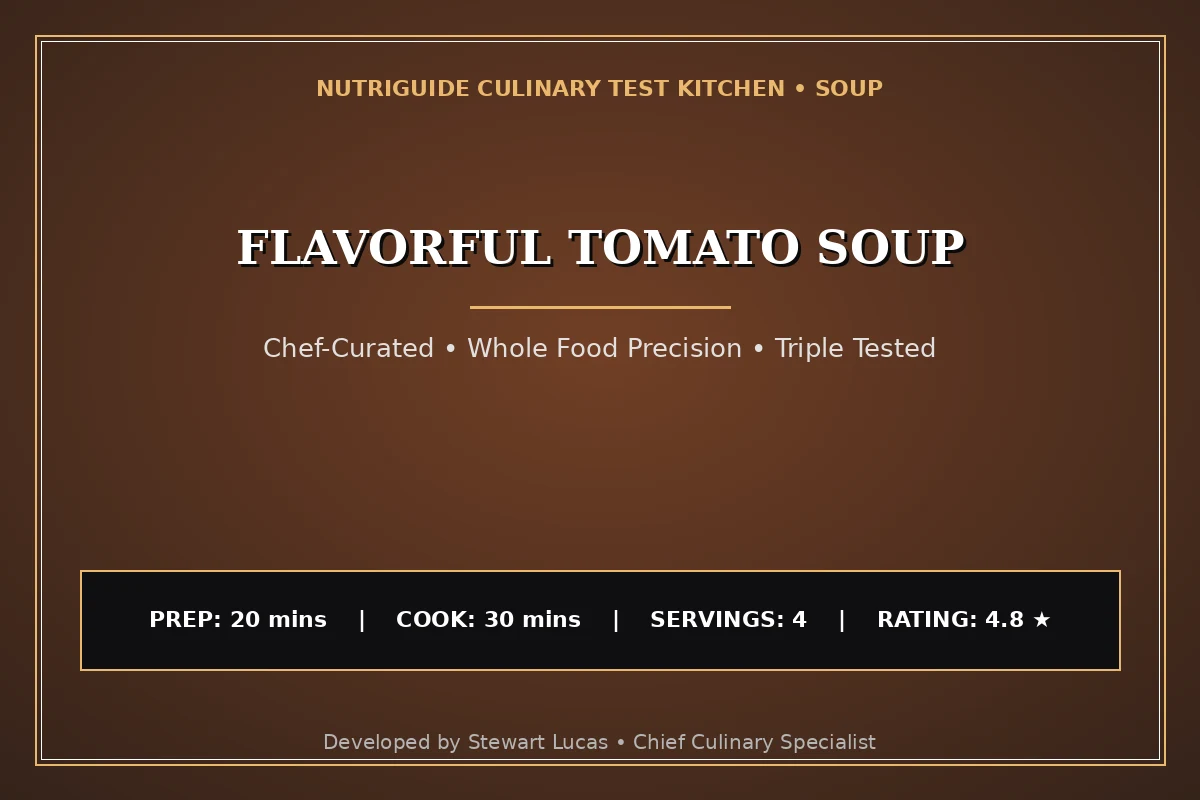 Flavorful Tomato Soup