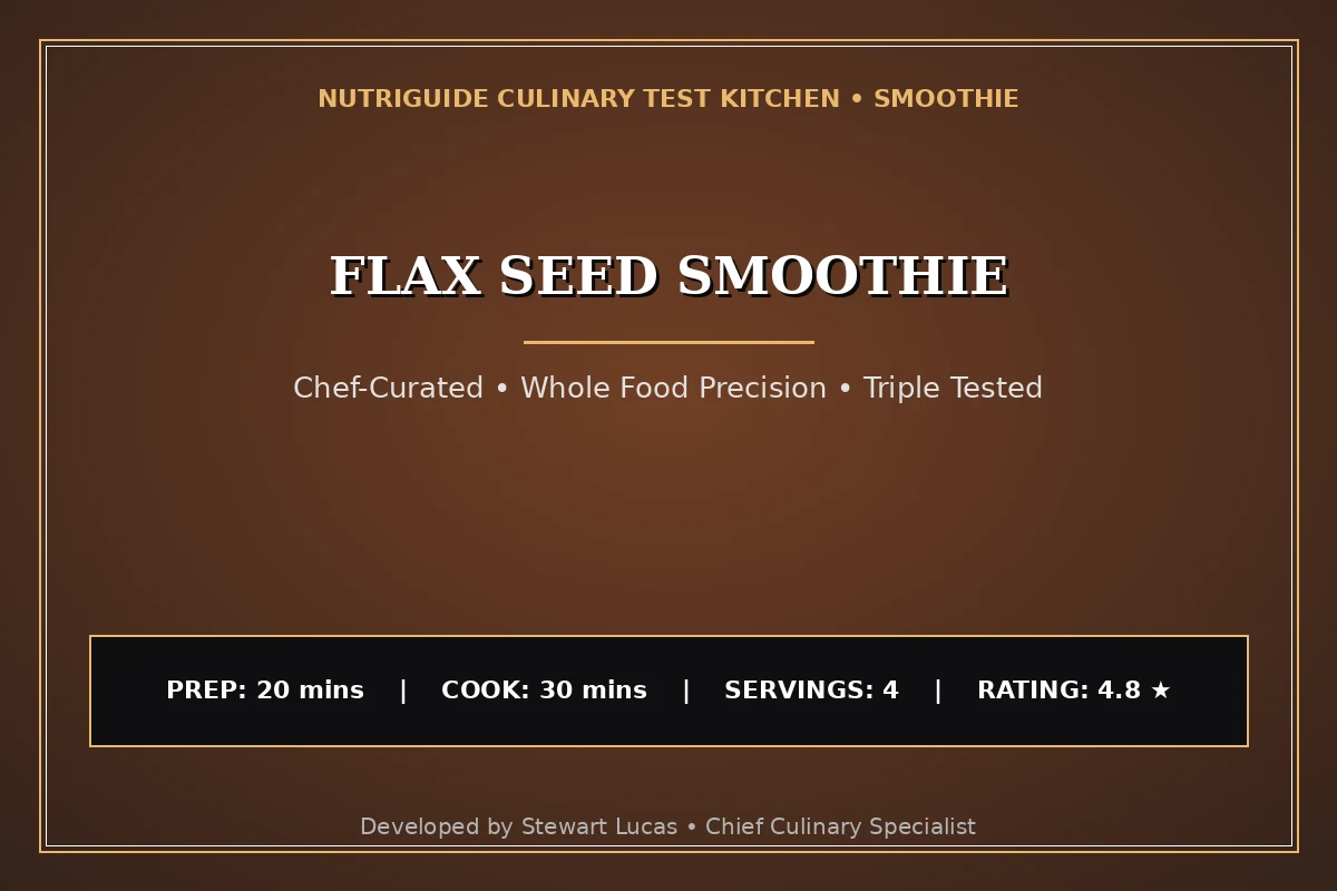 Flax Seed Smoothie