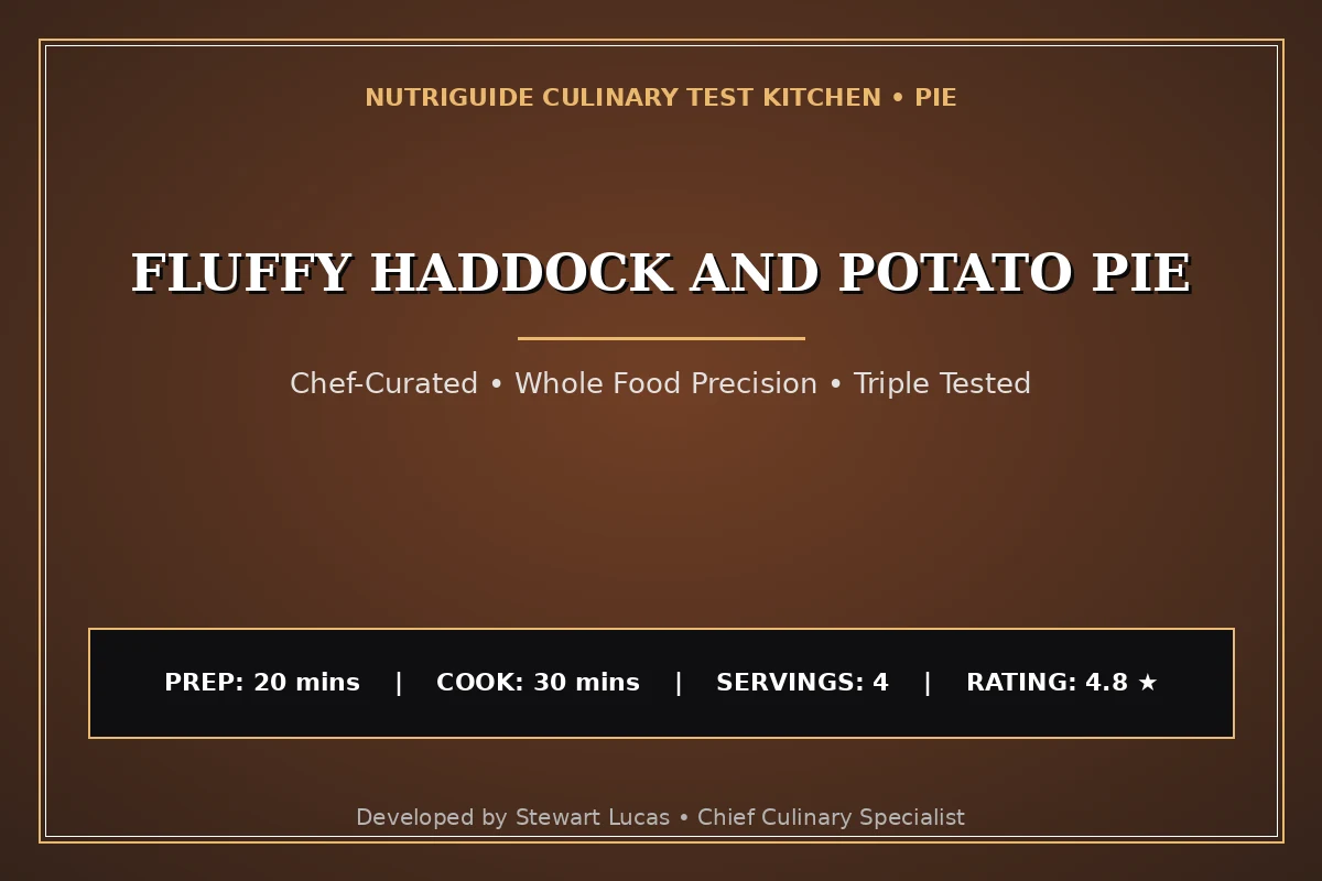 Fluffy Haddock And Potato Pie