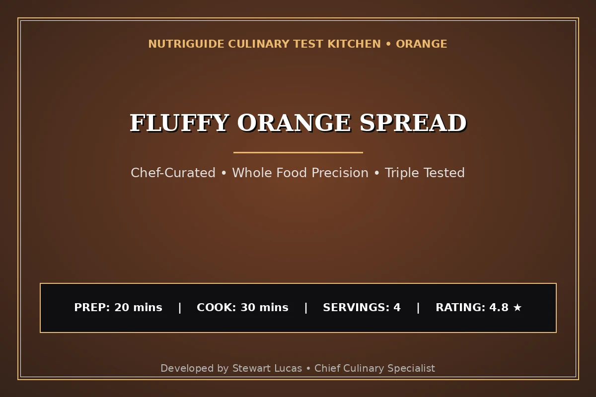 Fluffy Orange Spread