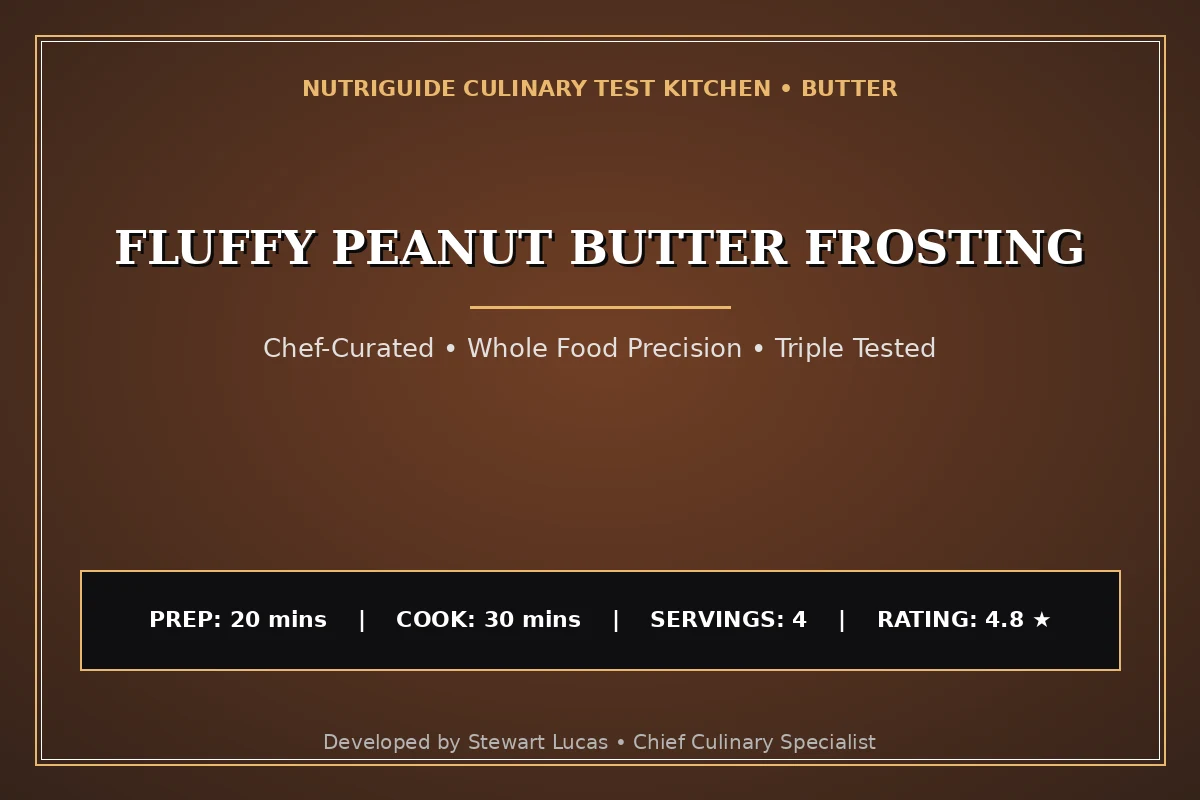 Fluffy Peanut Butter Frosting