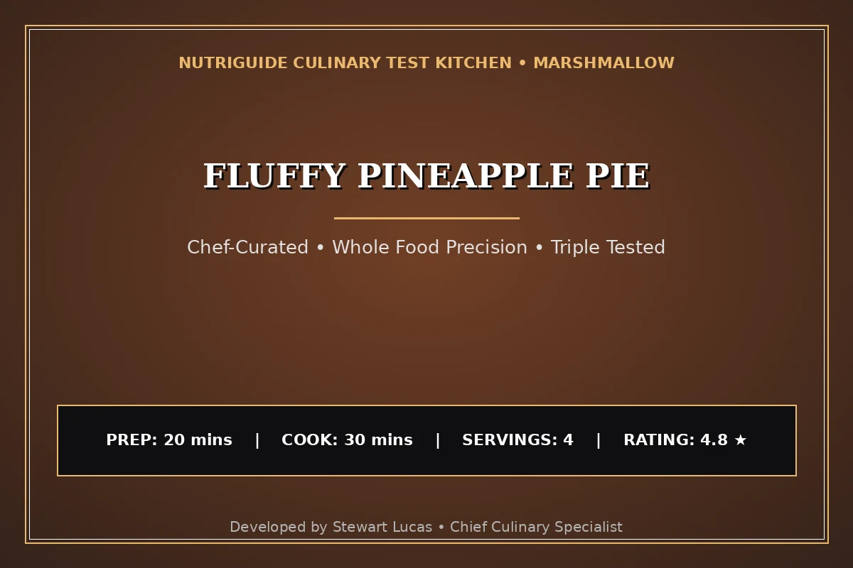 Fluffy Pineapple Pie