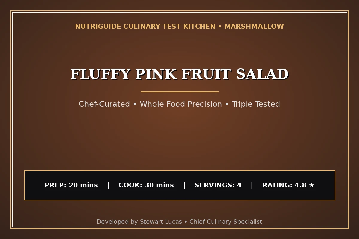 Fluffy Pink Fruit Salad