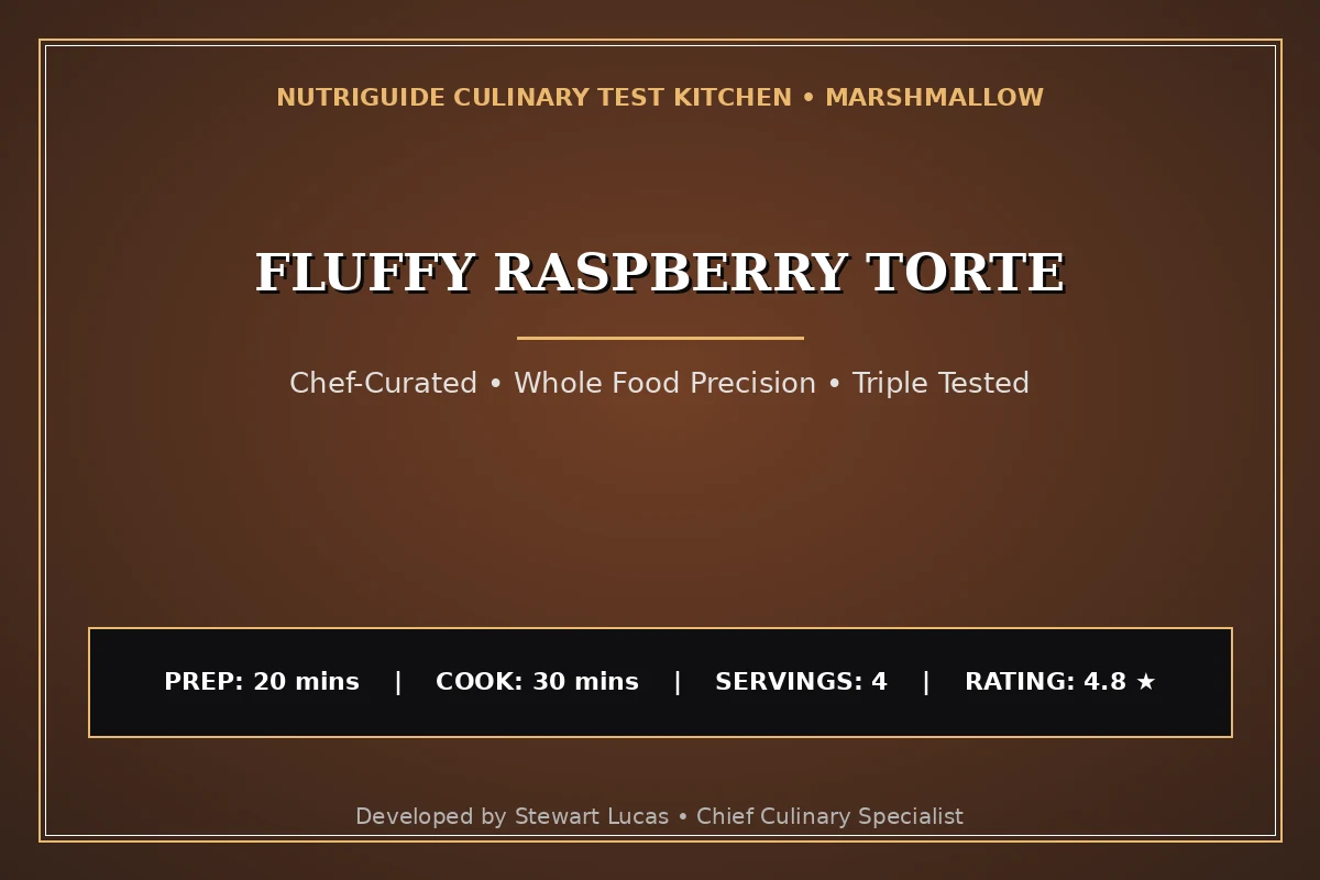 Fluffy Raspberry Torte