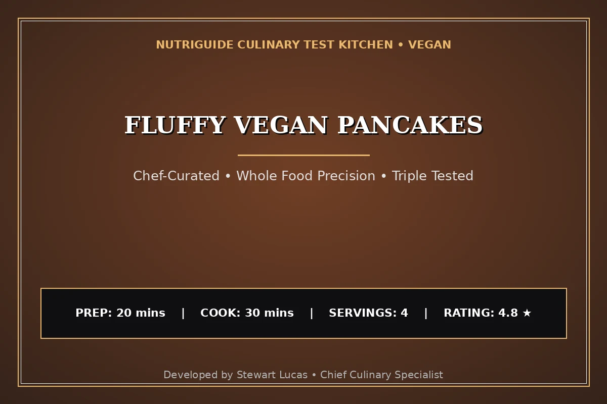 Fluffy Vegan Pancakes
