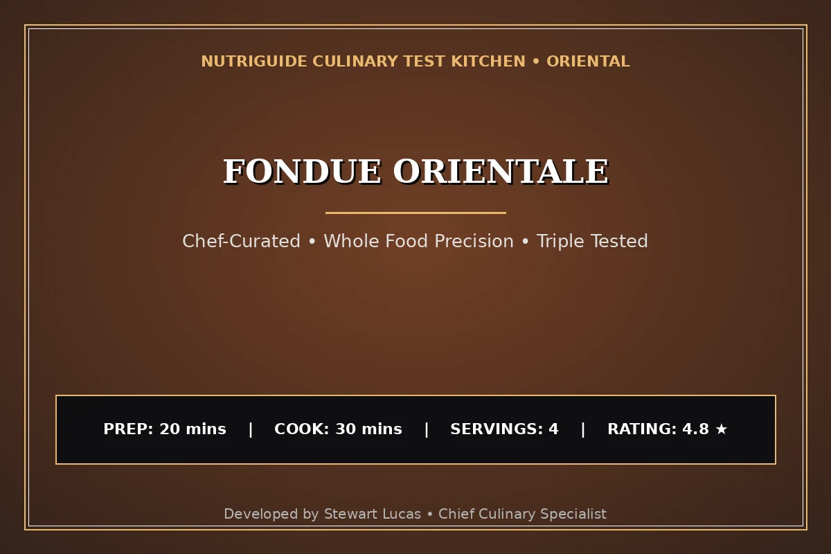 Fondue Orientale
