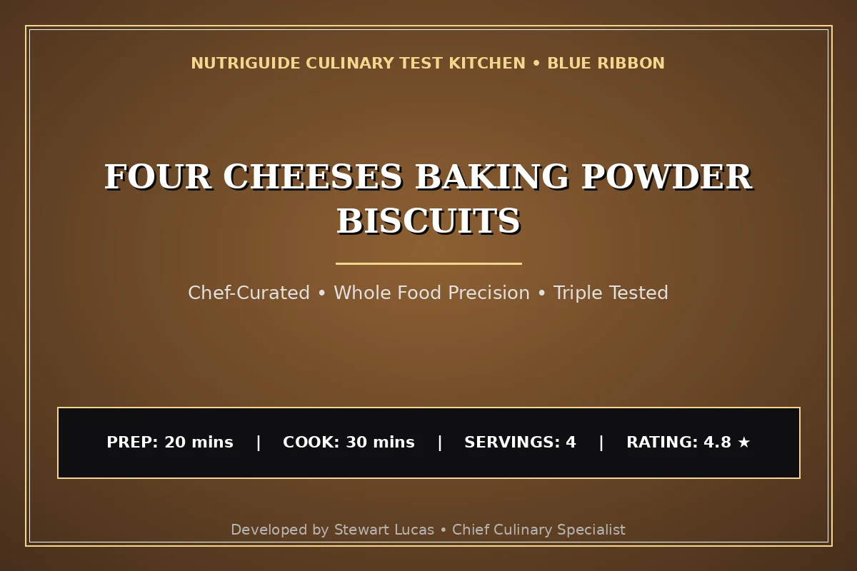 Four Cheeses Baking Powder Biscuits