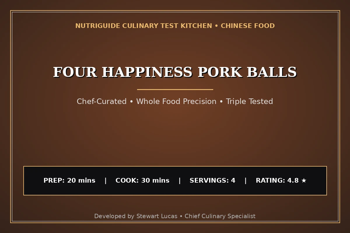 Four Happiness Pork Balls