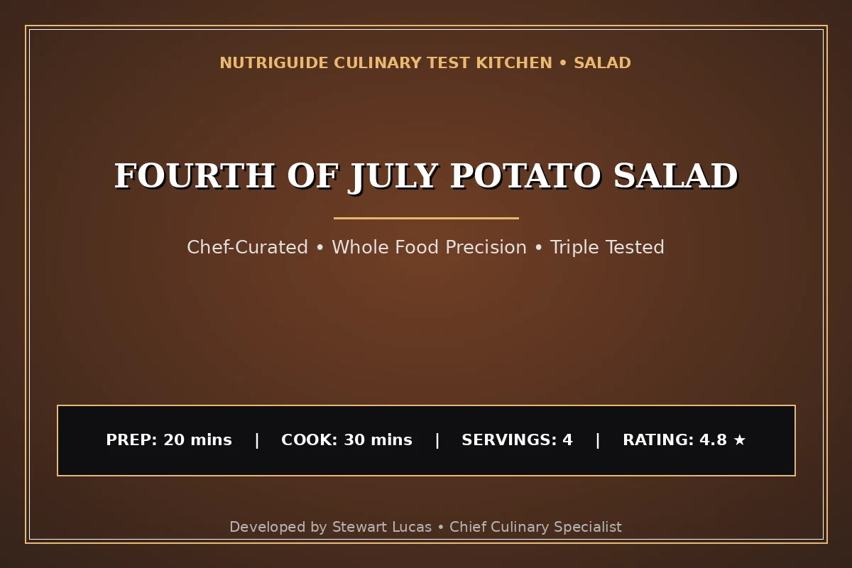 Fourth Of July Potato Salad