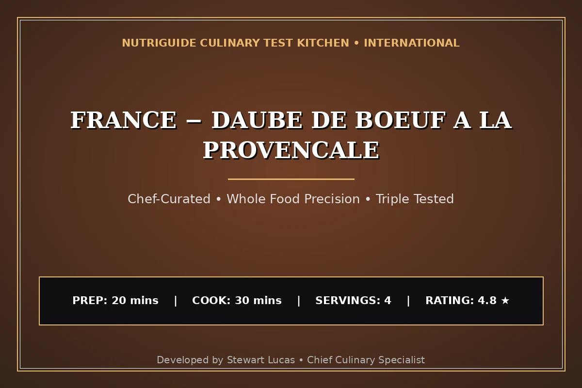 France − Daube De Boeuf A La Provencale