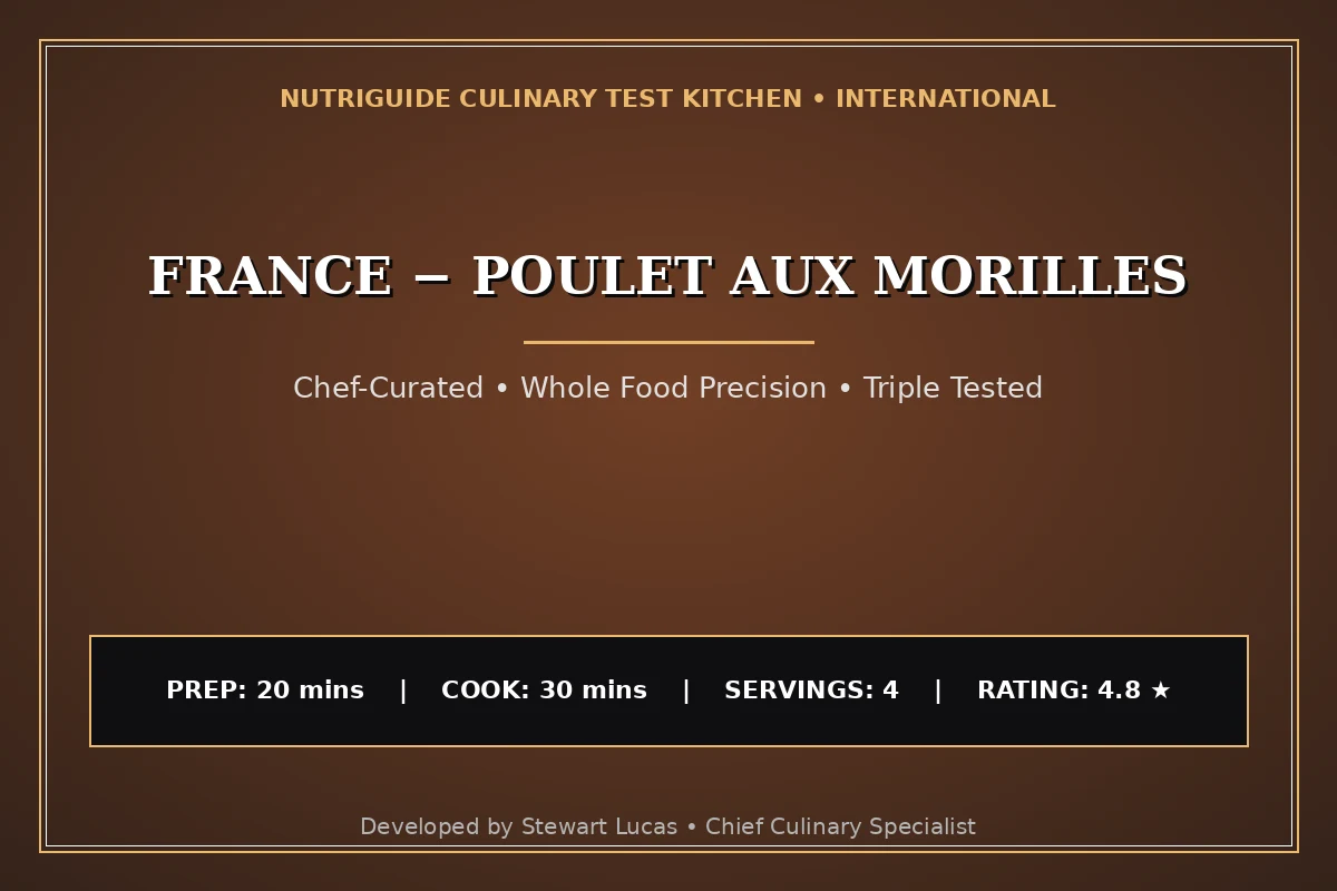 France − Poulet Aux Morilles