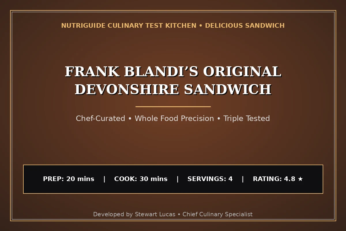 Frank Blandi’S Original Devonshire Sandwich