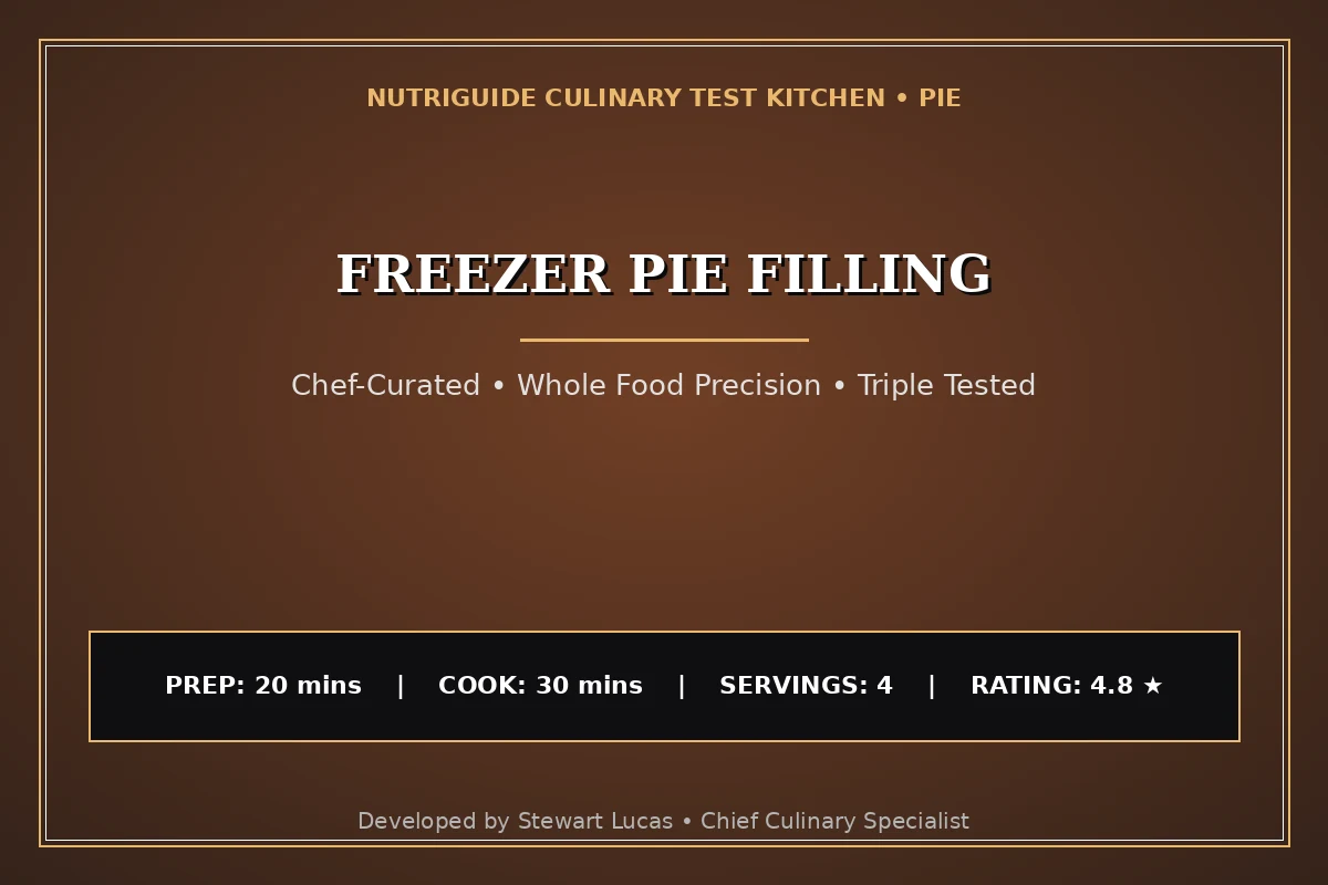Freezer Pie Filling