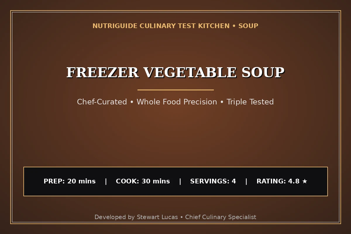 Freezer Vegetable Soup