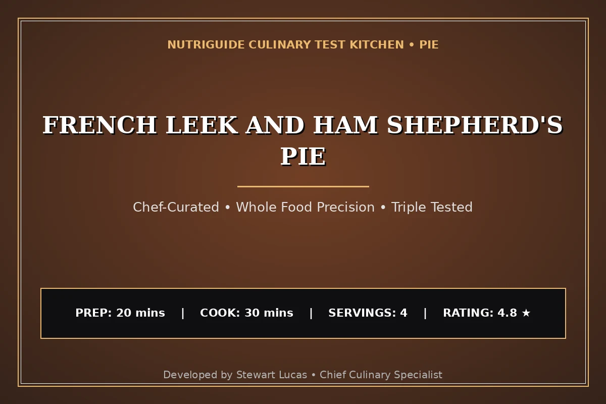 French Leek And Ham Shepherd'S Pie