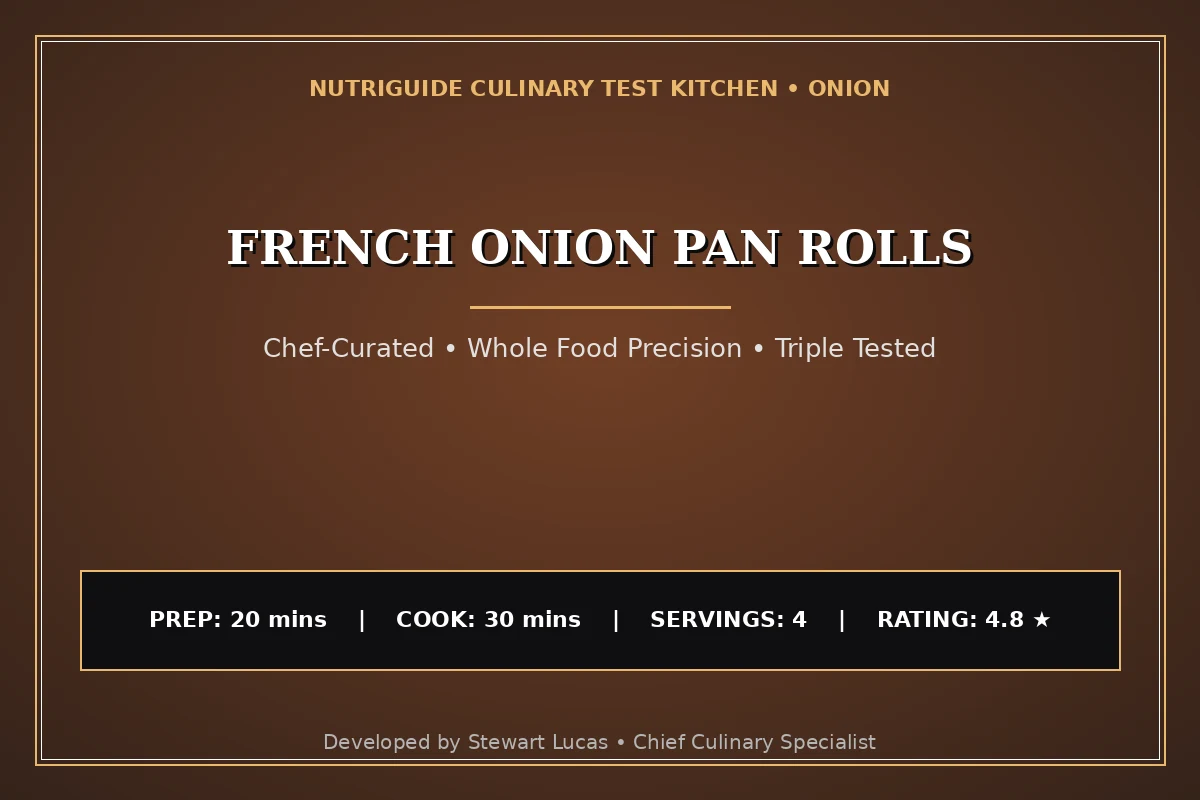 French Onion Pan Rolls