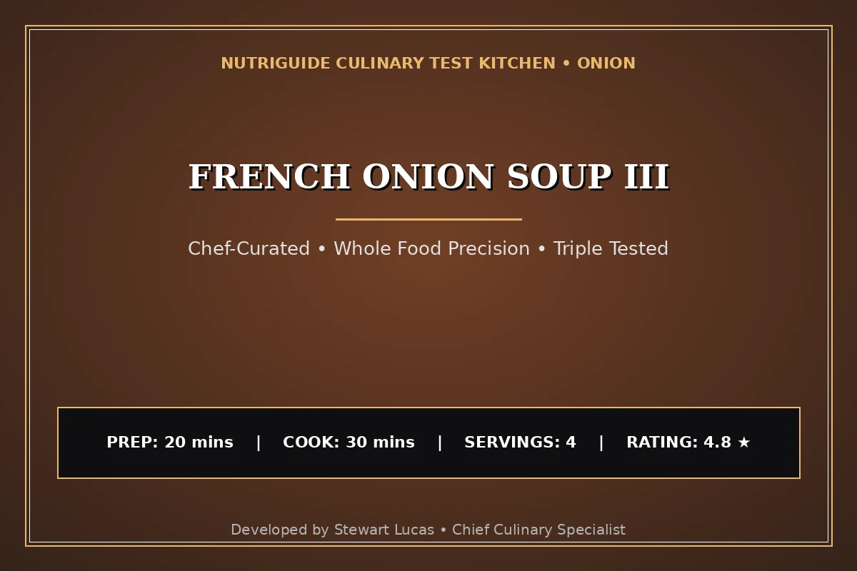 French Onion Soup Iii