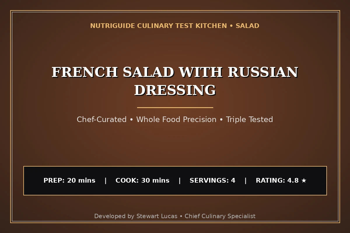 French Salad With Russian Dressing