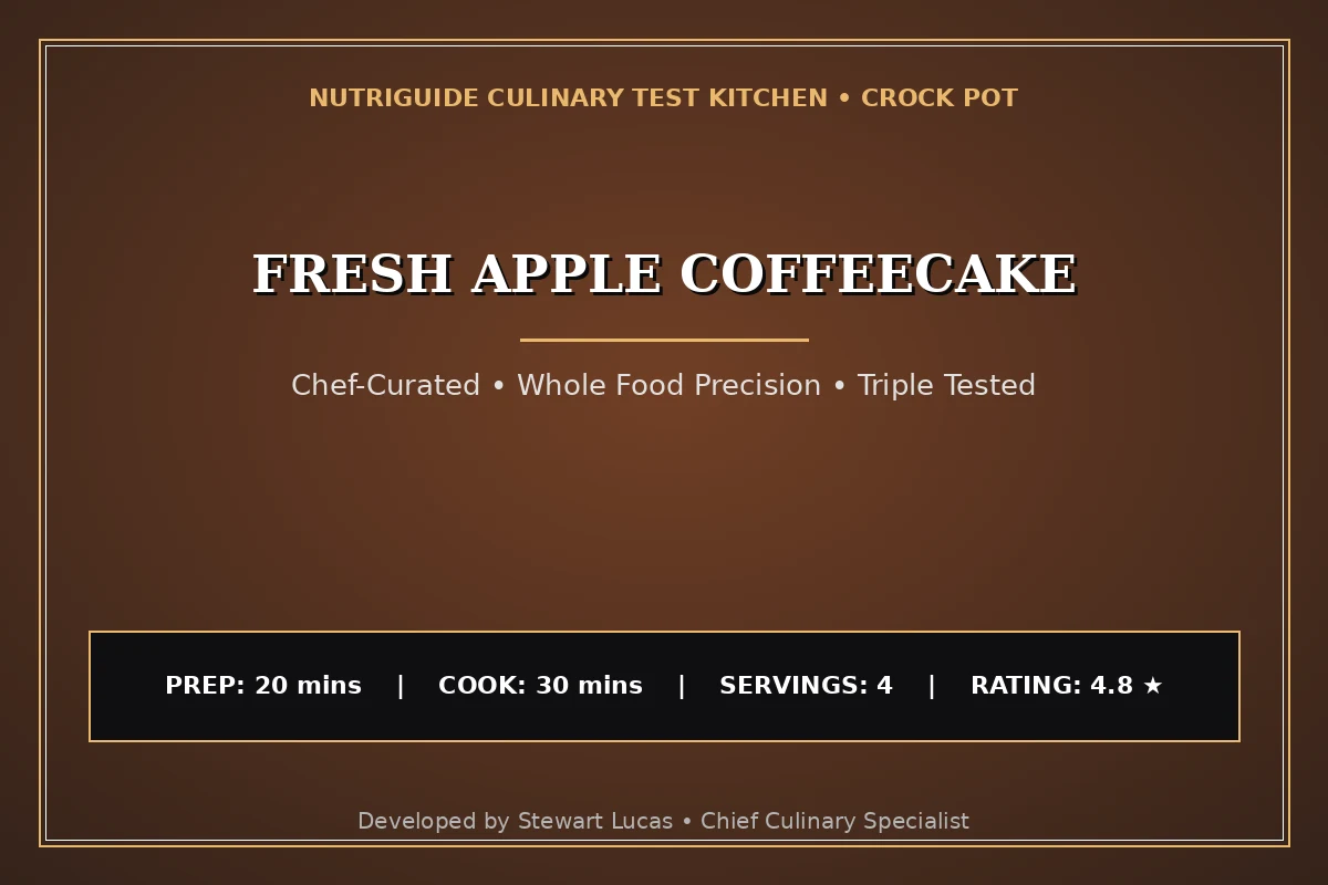 Fresh Apple Coffeecake