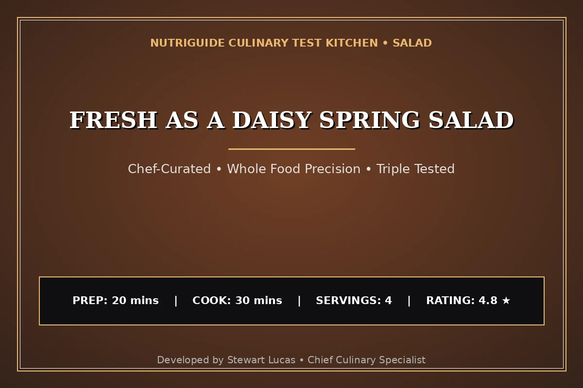 Fresh As A Daisy Spring Salad