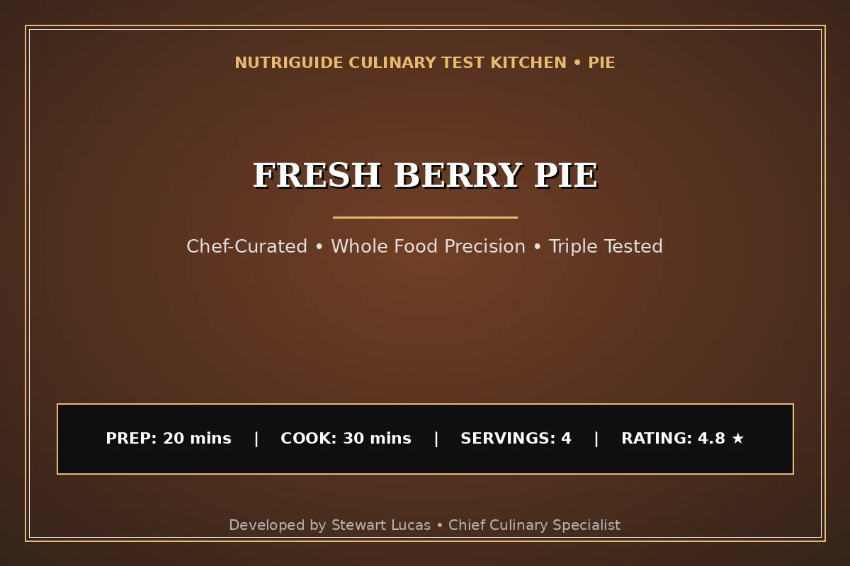 Fresh Berry Pie