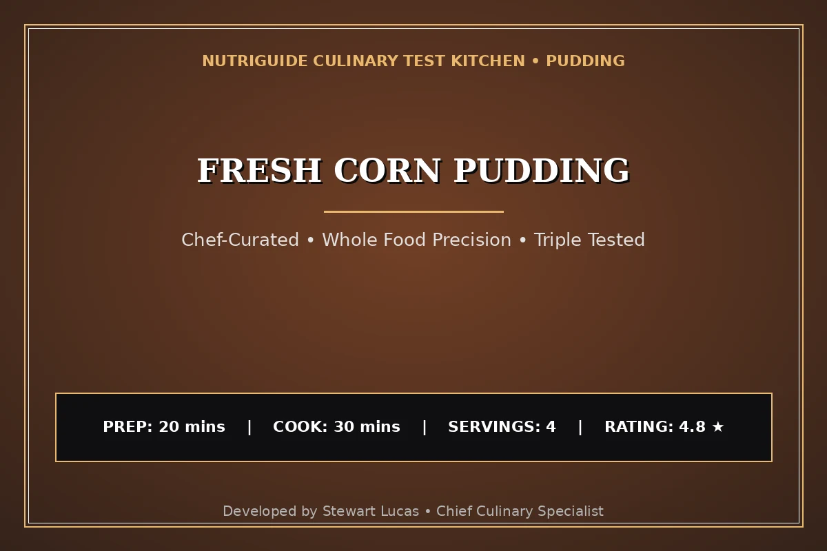 Fresh Corn Pudding