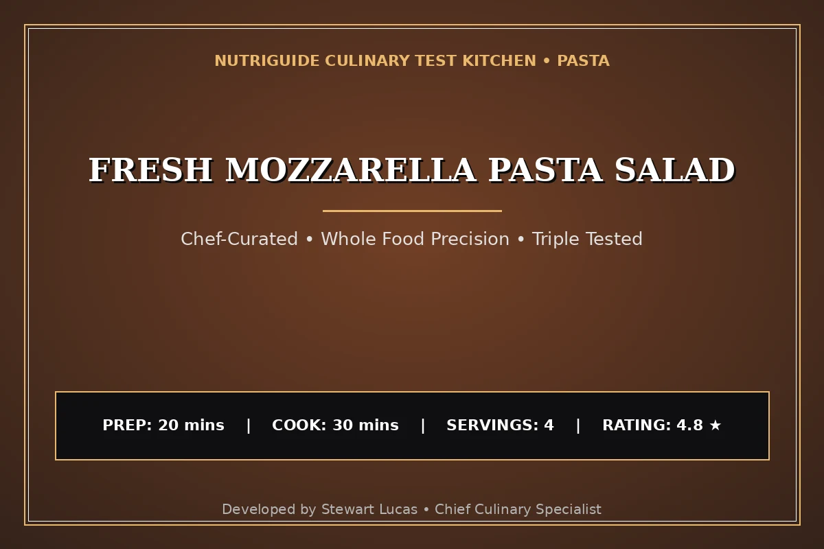 Fresh Mozzarella Pasta Salad