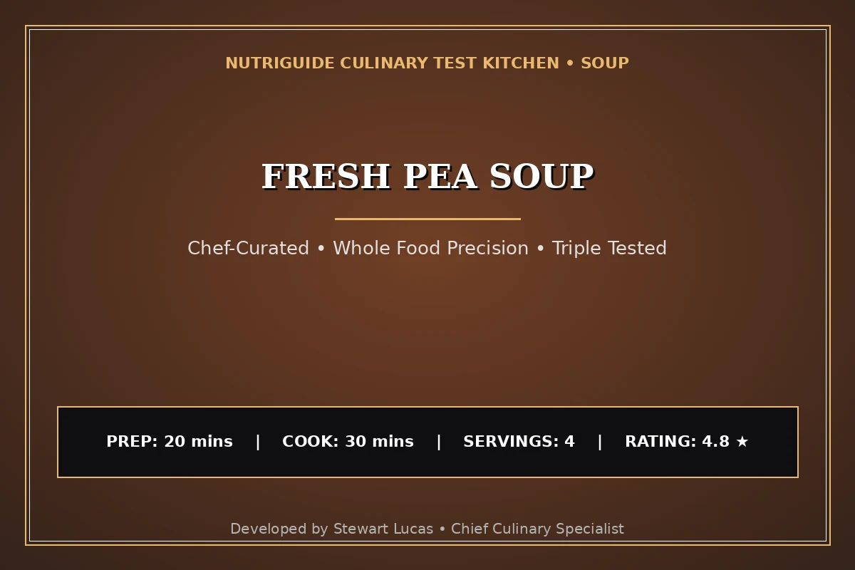 Fresh Pea Soup