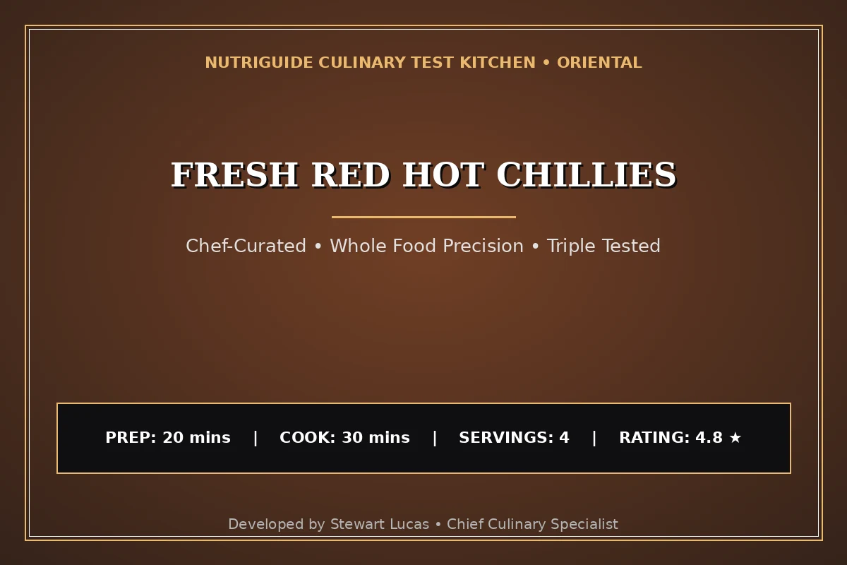 Fresh Red Hot Chillies