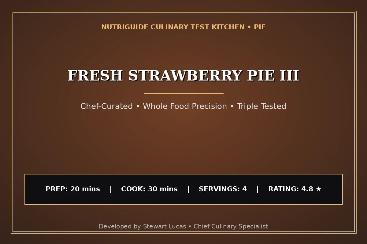 Fresh Strawberry Pie Iii