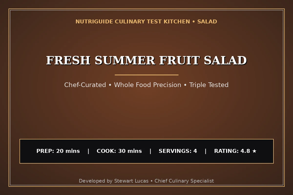 Fresh Summer Fruit Salad