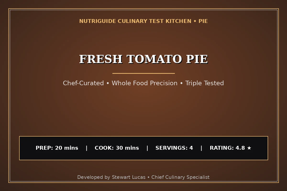 Fresh Tomato Pie