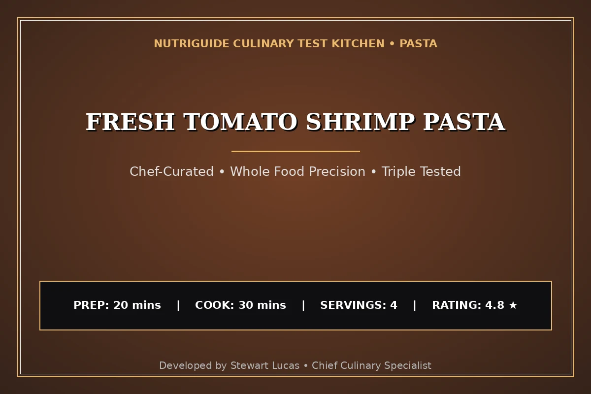 Fresh Tomato Shrimp Pasta