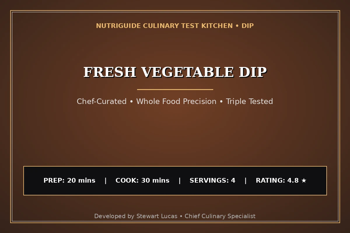 Fresh Vegetable Dip