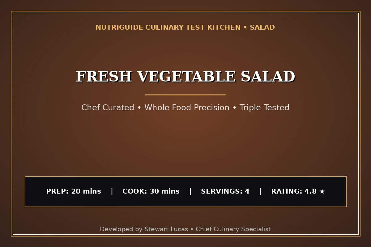 Fresh Vegetable Salad