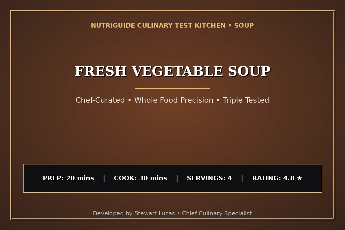 Fresh Vegetable Soup