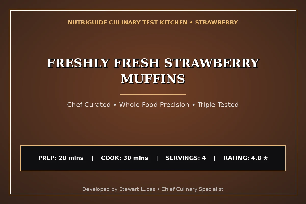 Freshly Fresh Strawberry Muffins