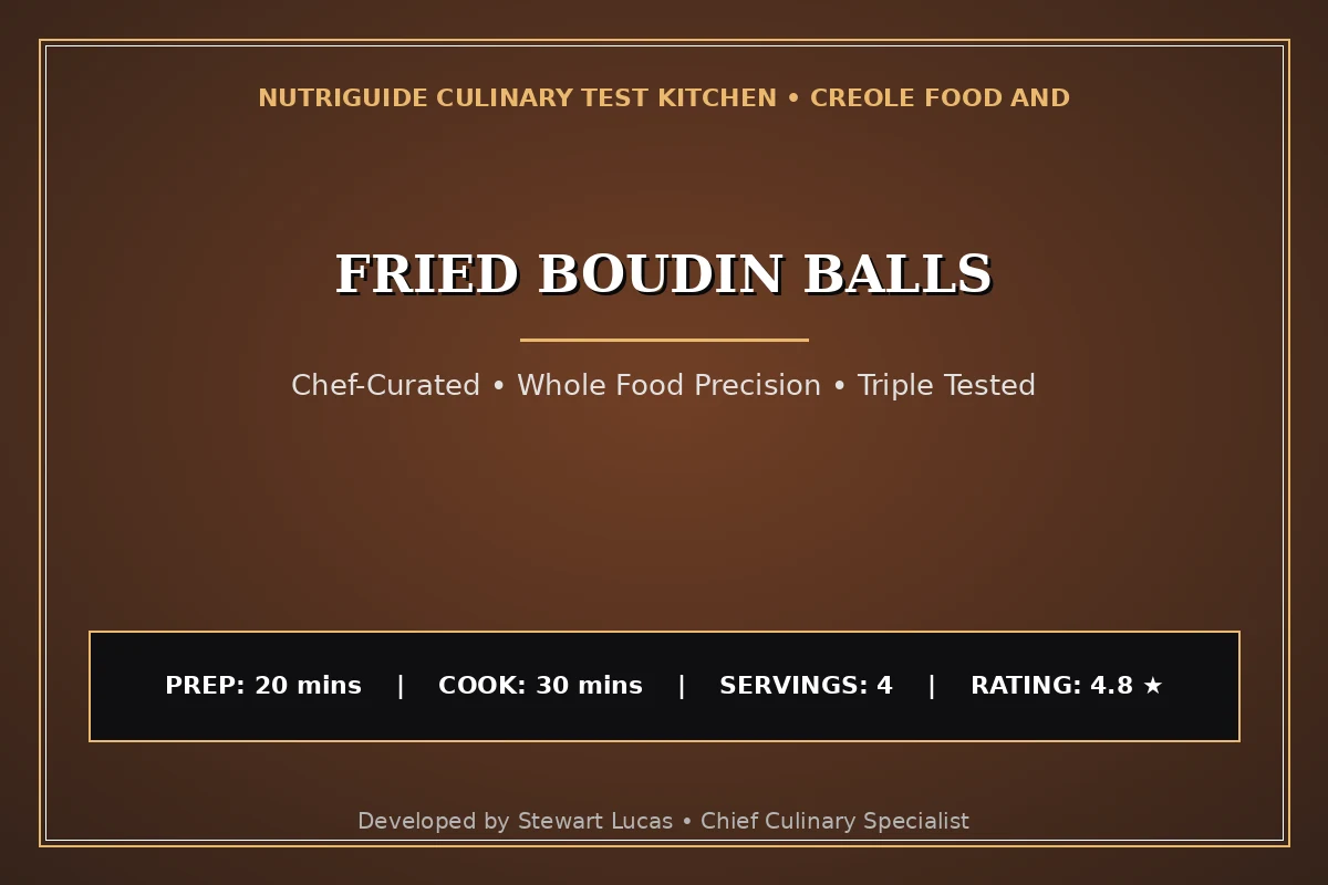 Fried Boudin Balls