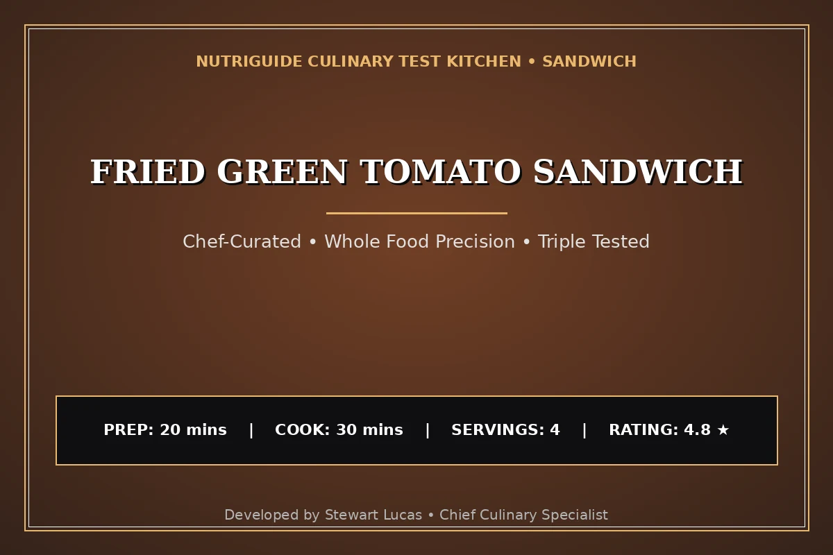 Fried Green Tomato Sandwich
