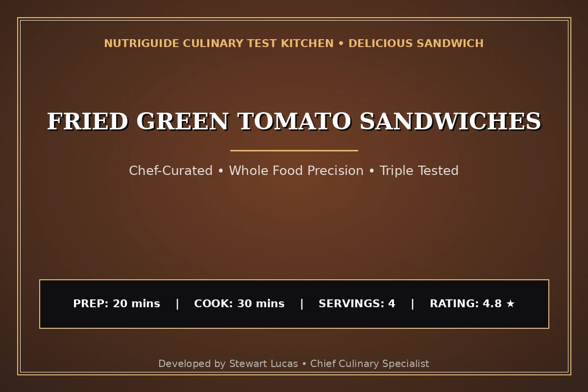 Fried Green Tomato Sandwiches